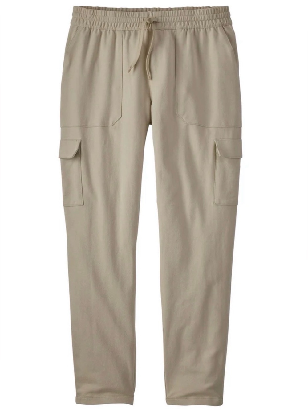 Patagonia Organic Cotton Roaming Cargo Pants Women’s M Pumice Pull On Stretch